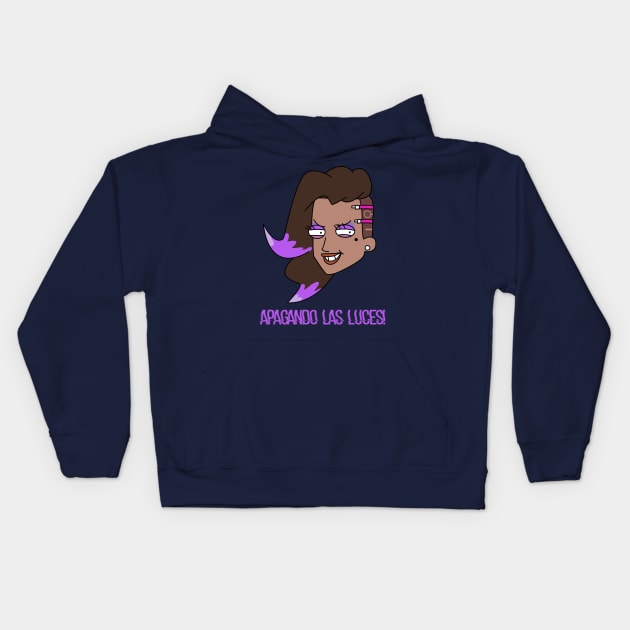 overwatch Sombra is hacking you Kids Hoodie by ahmedelsiddig